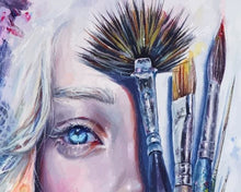 Cargar imagen en el visor de la galería, Pintar Por Números - Cara De Vhica - Figuredart - Retrato