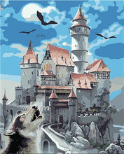 Cargar imagen en el visor de la galería, Pintar Por Números - Castillo Del Lobo - Figuredart - Lobos Paisajes