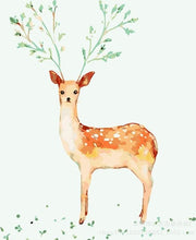 Cargar imagen en el visor de la galería, Pintar Por Números - Ciervos Ciruelo - Figuredart - Animales