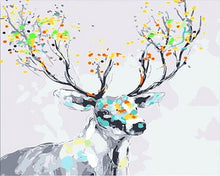 Cargar imagen en el visor de la galería, Pintar Por Números - Ciervos Coloridos 1 - Figuredart - Animales
