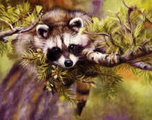 Cargar imagen en el visor de la galería, Pintar Por Números - Coyote En Árbol - Figuredart - Animales Árboles
