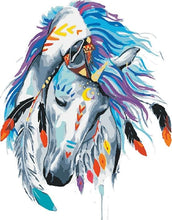 Cargar imagen en el visor de la galería, Pintar Por Números - El Caballo Indio - Figuredart - Animales Caballos