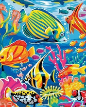 Cargar imagen en el visor de la galería, Pintar Por Números - El Mundo Submarino - Figuredart - Animales