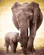 Cargar imagen en el visor de la galería, Pintar Por Números - El Tamaño Del Elefante - Figuredart - Animales Elefantes
