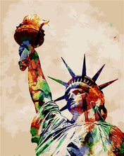 Cargar imagen en el visor de la galería, Pintar Por Números - Estatua De La Libertad - Figuredart - Ciudades