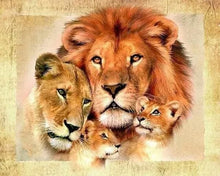 Cargar imagen en el visor de la galería, Pintar Por Números - Familia Del León - Figuredart - Animales Leones Novedades