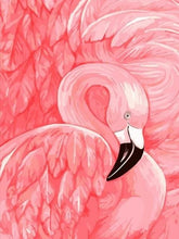 Cargar imagen en el visor de la galería, Pintar Por Números - Flamenco Florido - Figuredart - Animales