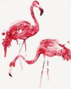 Pintar Por Números - Flamencos - Figuredart - Animales