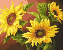 Cargar imagen en el visor de la galería, Pintar Por Números - Girasol Abierto - Figuredart - Flores