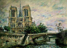 Cargar imagen en el visor de la galería, Pintar Por Números - Gris Notre Dame - Figuredart - Ciudades