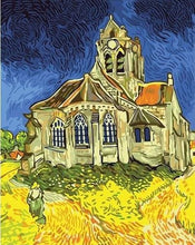Cargar imagen en el visor de la galería, Pintar Por Números - Iglesia Orville - Figuredart - Ciudades