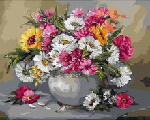 Cargar imagen en el visor de la galería, Pintar Por Números - Jarrón De Flores - Figuredart - Flores