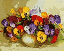 Cargar imagen en el visor de la galería, Pintar Por Números - Jarrones De Colores - Figuredart - Flores