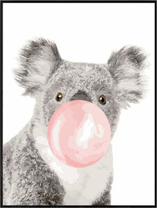 Pintar Por Números - Koala Burbuja - Figuredart - Animales