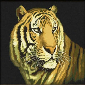 Pintar Por Números - Leopardo Amarillo - Figuredart - Animales