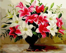Cargar imagen en el visor de la galería, Pintar Por Números - Lirio Rosado - Figuredart - Flores