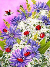 Cargar imagen en el visor de la galería, Pintar Por Números - Los Insectos Y Las Flores - Figuredart - Flores