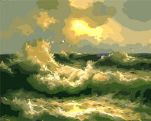 Cargar imagen en el visor de la galería, Pintar Por Números - Mar Tempestuoso - Figuredart - Paisajes