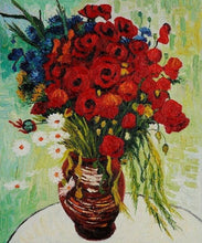 Cargar imagen en el visor de la galería, Pintar Por Números - Margaritas Y Amapolas - Figuredart - Flores