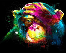 Cargar imagen en el visor de la galería, Pintar Por Números - Mono Pintado - Figuredart - Animales Mono