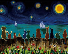 Cargar imagen en el visor de la galería, Pintar Por Números - Noche Estrellada - Figuredart - Animales Barcos