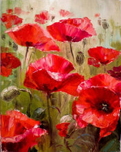Cargar imagen en el visor de la galería, Pintar Por Números - Nueva Flor Roja - Figuredart - Flores