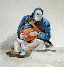 Cargar imagen en el visor de la galería, Pintar Por Números - Padre E Hijo 1 - Figuredart - Retrato