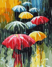Cargar imagen en el visor de la galería, Pintar Por Números - Paraguas De Colores - Figuredart - Ciudades