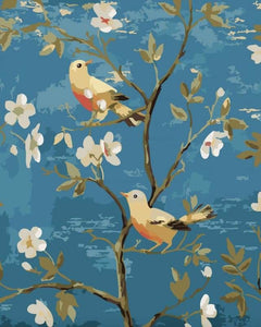 Pintar Por Números - Párajos - Figuredart - Animales Flores Pájaros