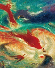 Cargar imagen en el visor de la galería, Pintar Por Números - Peces Grandes Begonia - Figuredart - Animales Peces