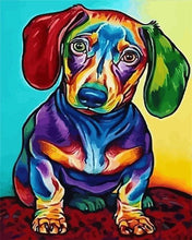 Cargar imagen en el visor de la galería, Pintar Por Números - Perro Color 2 - Figuredart - Animales Perros Pop Art