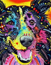 Cargar imagen en el visor de la galería, Pintar Por Números - Perro De Color 6 - Figuredart - Animales Perros Pop Art