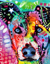 Cargar imagen en el visor de la galería, Pintar Por Números - Perro De Color - Figuredart - Animales Perros Pop Art