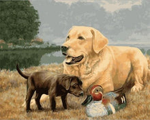 Cargar imagen en el visor de la galería, Pintar Por Números - Perro Golden Retriever - Figuredart - Animales Perros