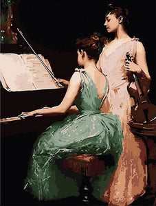 Pintar Por Números - Piano Violín - Figuredart