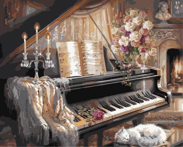 Pintar Por Números - Piano - Figuredart - Música