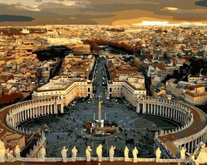 Pintar Por Números - Roma Italia - Figuredart - Ciudades