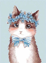 Cargar imagen en el visor de la galería, Pintar Por Números - Señora Gatita - Figuredart - Animales Gatos