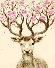 Cargar imagen en el visor de la galería, Pintar Por Números - Transporte Ciervos - Figuredart - Animales Flores