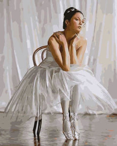 Pintar Por Números - Una Bailarina En Un Atrevimiento - Figuredart - Baile
