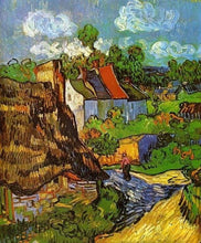 Cargar imagen en el visor de la galería, Pintar Por Números - Van Gogh - Casa Oise - Figuredart - Paisajes Reproducción De Obras De Arte Van Gogh