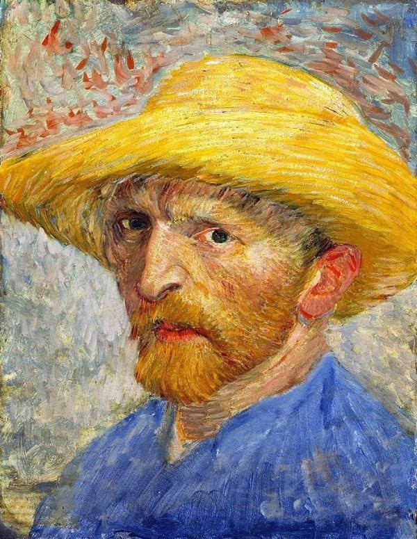 Pintar Por Números - Van Gogh Con Un Sombrero De Paja - Figuredart - Reproducción De Obras De Arte Van Gogh