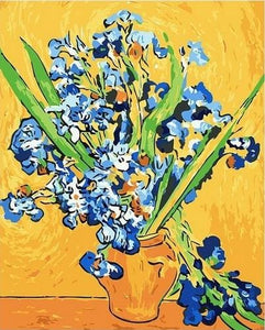 Pintar Por Números - Van Gogh Iris - Figuredart - Flores Reproducción De Obras De Arte Van Gogh