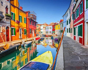 Pintar Por Números - Venecia Italia - Figuredart - Ciudades Novedades
