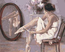 Cargar imagen en el visor de la galería, Pintar Por Números - Zapatos Femeninos En Una Silla - Figuredart - Baile