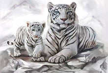 Cargar imagen en el visor de la galería, Punto De Cruz Diamante - Punto De Cruz Diamante - Tigres En La Nieve - Figuredart - Invierno Mascotas Punto De Cruz Diamante Animales Tigres