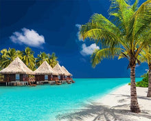 Cargar imagen en el visor de la galería, Pintar por números - Vacaciones en las Maldivas